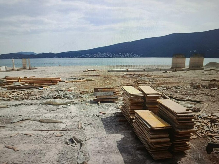 Hotel u izgradnji u Baošićima 