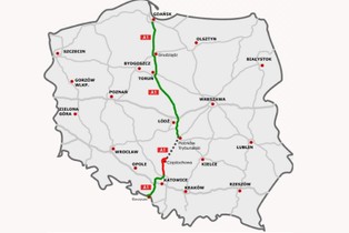 Wiadomo już, kiedy GDDKiA ogłosi przetarg na ostatni odcinek autostrady A1 [MAPA]