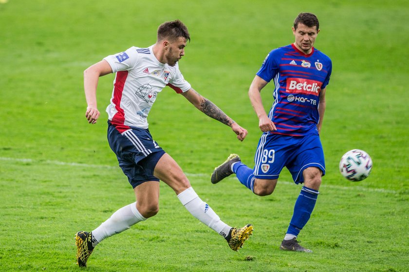 Pilka nozna. PKO Ekstraklasa. Piast Gliwice - Gornik Zabrze. 09.06.2020