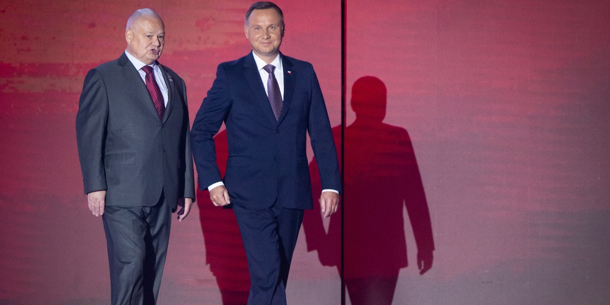 Andrzej Duda i Adam Glapiński