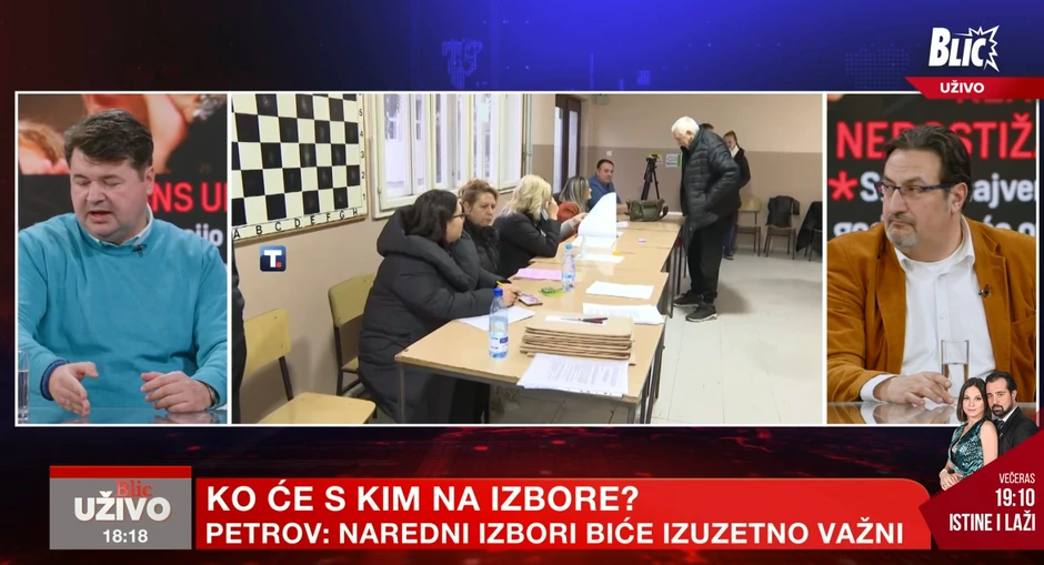 Petrov i Movsesijan u emisiji "Blic uživo"