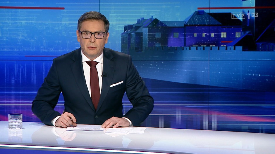 "Wiadomości" TVP znów atakują Donalda Tuska (screen)