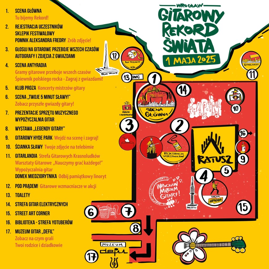 Tu będą atrakcje podczas bicia rekordu