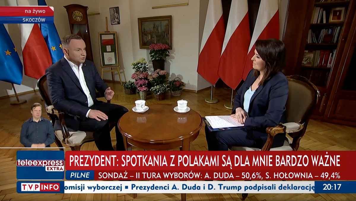 Gość Wiadomości TVP – Andrzej Duda