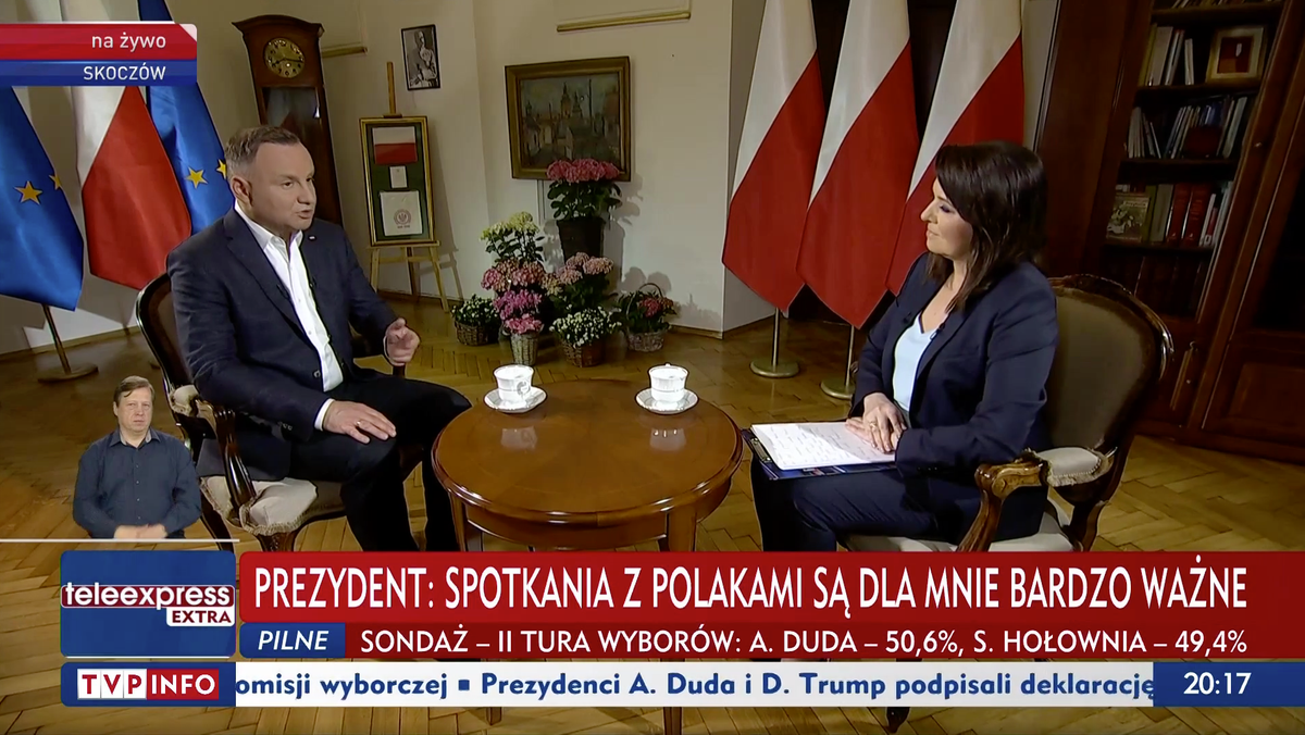 Gość Wiadomości TVP – Andrzej Duda