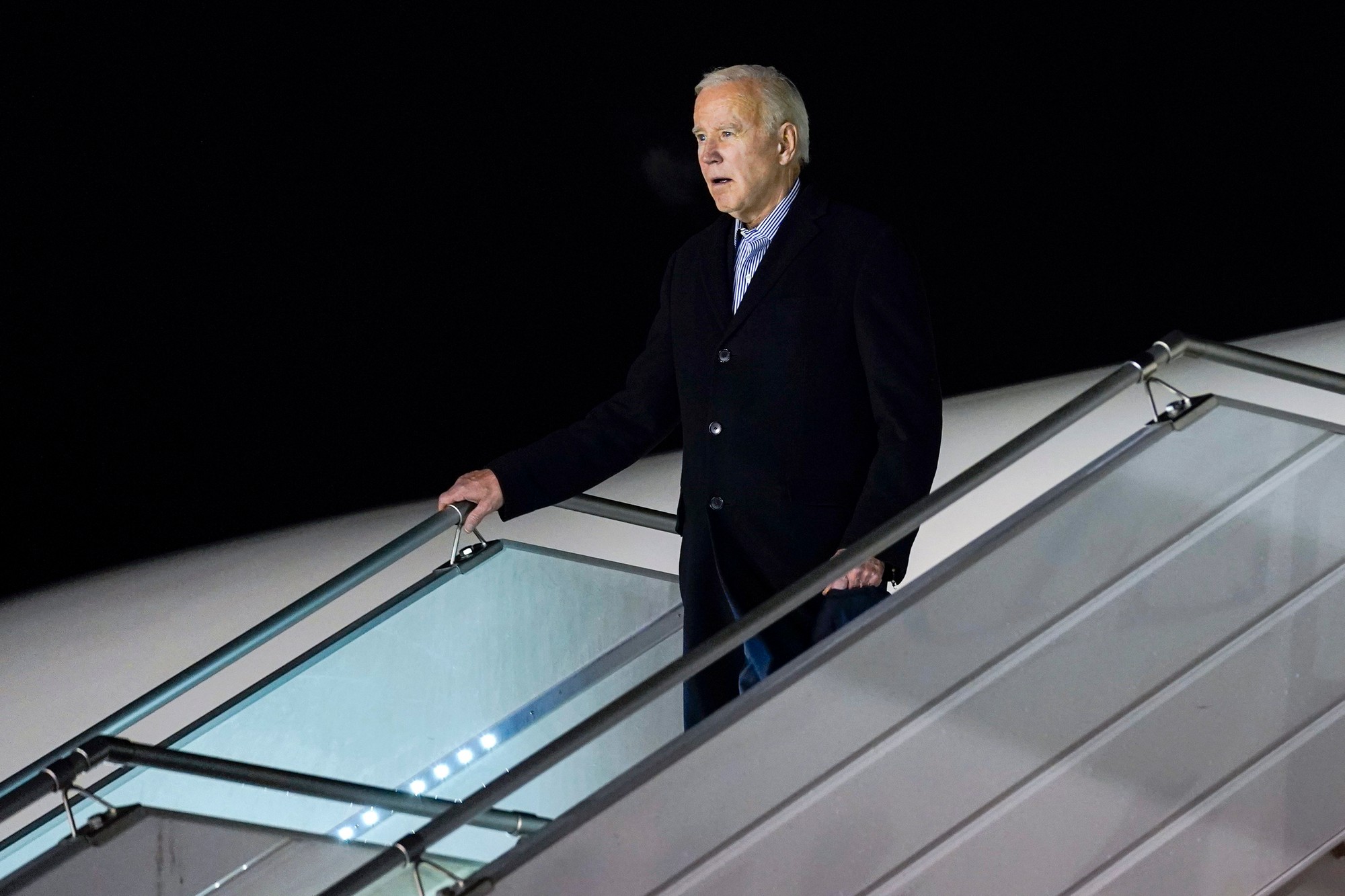 Joe Biden počas cesty na Ukrajinu strávil desať hodín vo vlaku. 