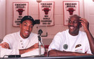 Scottie Pippen i Michael Jordan w 1995 roku