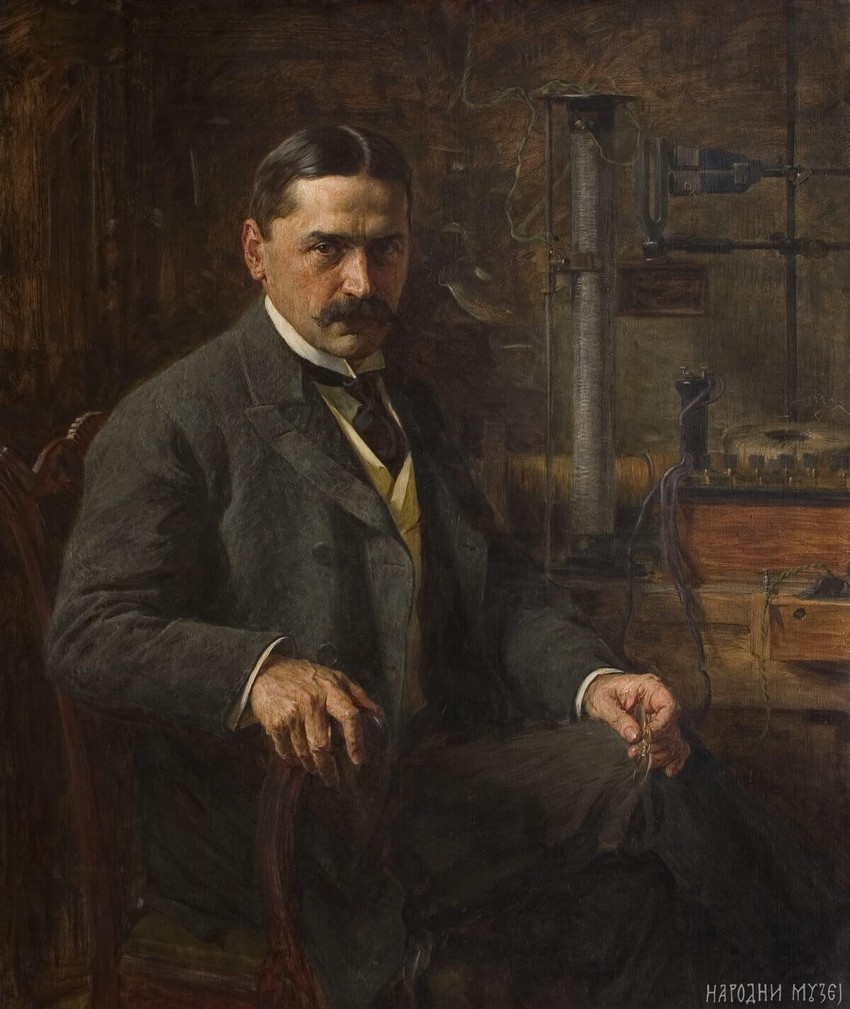 Paja Jovanović, Mihajlo Pupin