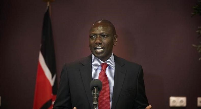 Deputy Kenyan President William Ruto addresses the media at a news conference at the Movenpick Hotel in the Hague October 15, 2013. REUTERS/Phil Nijhuis