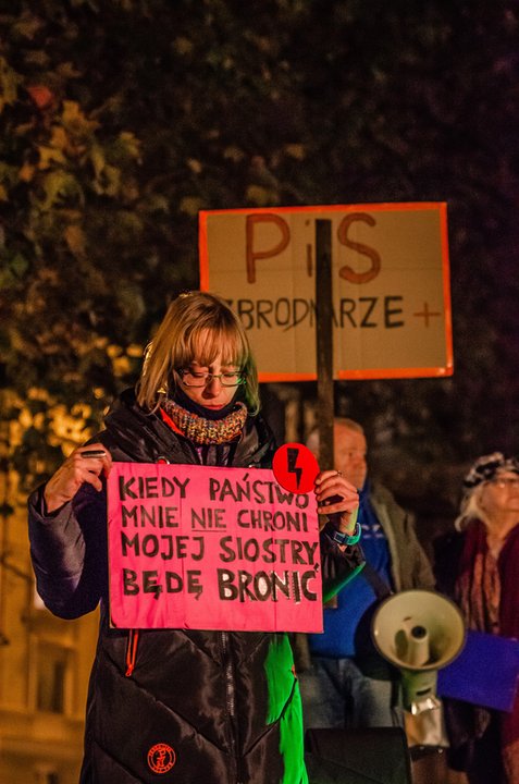 Manifestacja na placu Wolności w Poznaniu, fot. Bartosz Garba