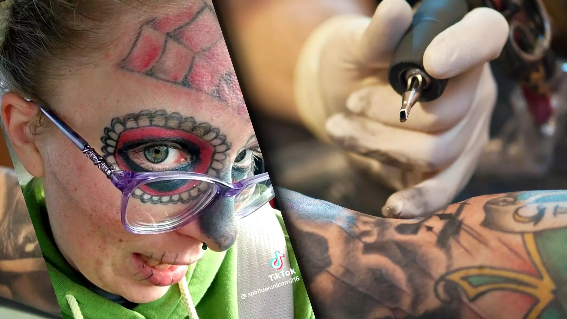 Kobieta usuwa z twarzy szpecący tatuaż, na który namówił ją toksyczny ex 