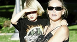 Sharon Stone z synami w Los Angeles