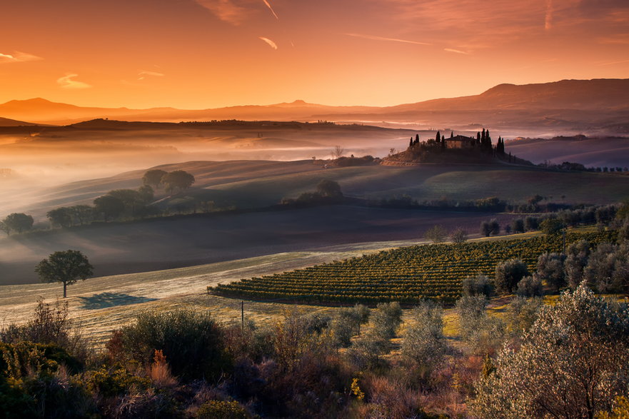 Val d'Orcia, Toskania