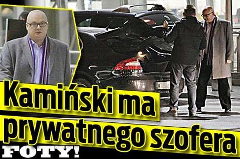 Kamiński ma prywatnego szofera