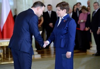 Zaprzysiężenie rządu Beaty Szydło: 'Naszą dewizą będzie praca i pokora'