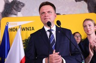 Szymon Hołownia po ogłoszeniu wyniku pierwszej tury wyborów prezydenckich