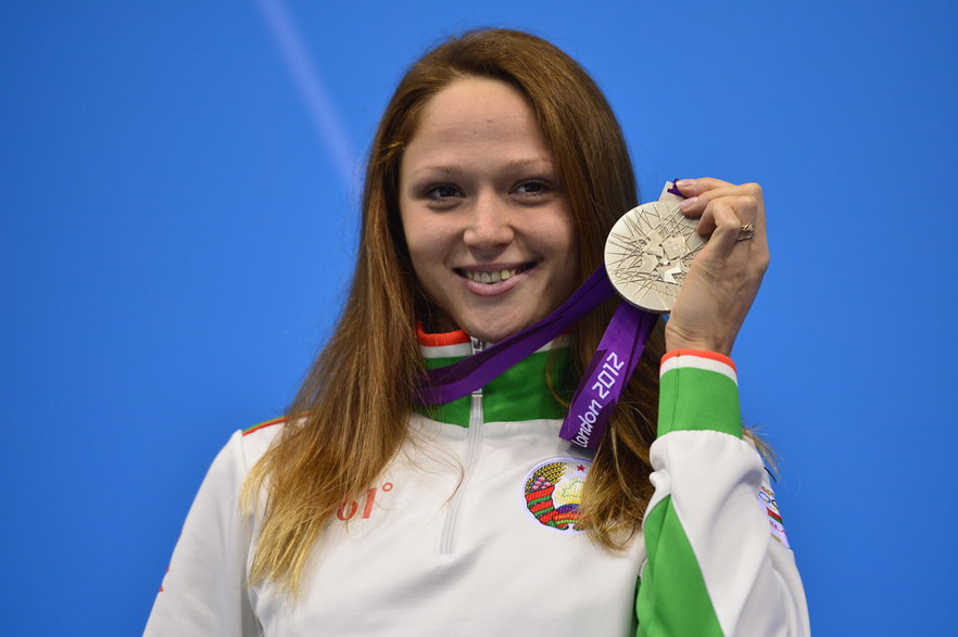 Alaksandra Hierasimienia zdobyła srebrny medal olimpijski w Londynie (2012)