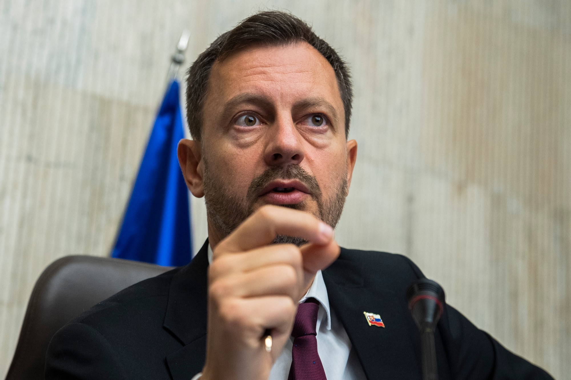Predseda vlády SR Eduard Heger.