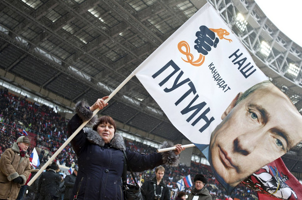 na plakacie Władimir Putin