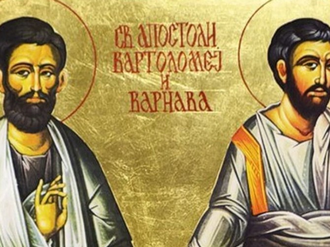 Slavimo Svete apostole Vartolomeja i Varnavu, deci ovo treba zabraniti