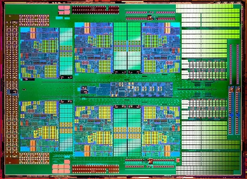 Przekrój przez 6-rdzeniowy CPU ze stajni AMD