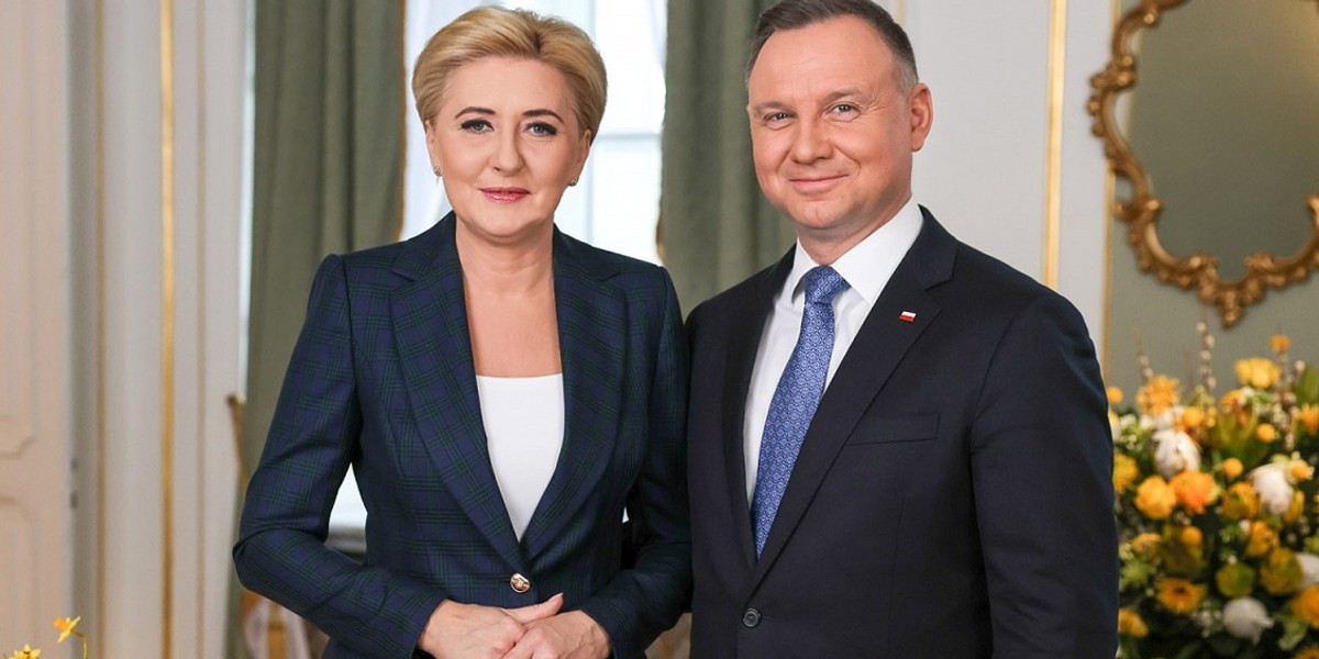 Andrzej Duda i Agata Duda.