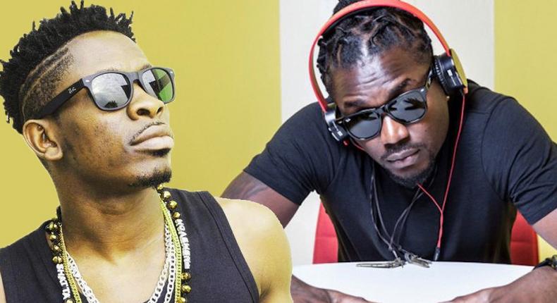 From left to right - Shatta Wale, Samini