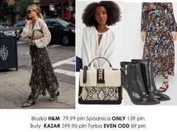 Spódnica maxi - to się nosi jesienią. STYLIZACJE w różnych klimatach