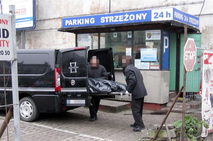 Stróż powiesił się na parkingu