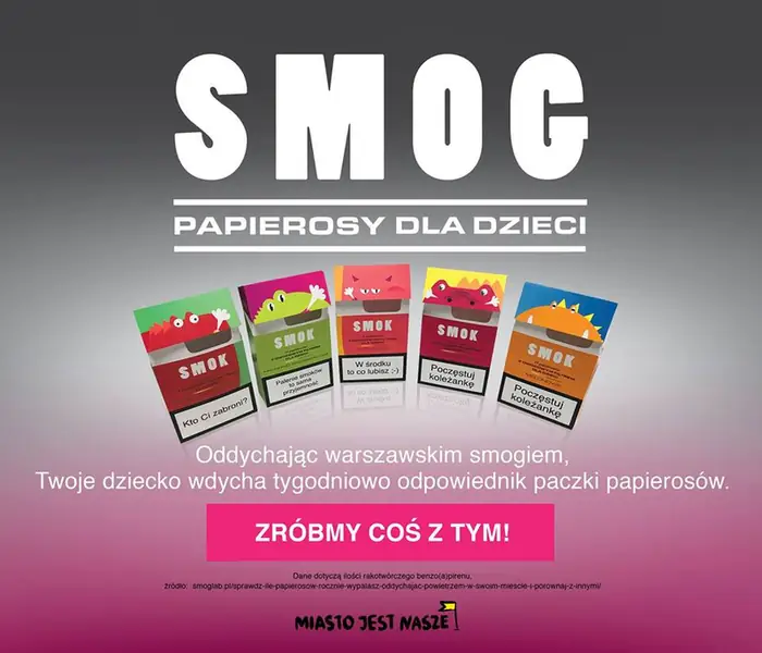 SMOG - papierosy dla dzieci