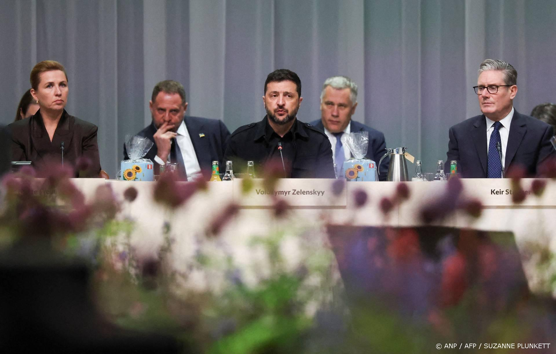 Zelensky eist Europese dronemuur en sancties tegen Rusland