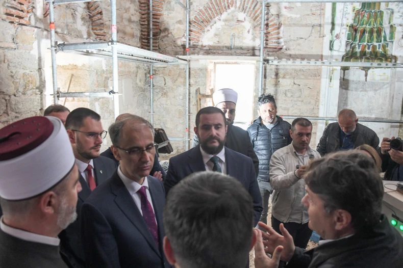 Premijer Macut sa ministrom Zukorlićem u Novom Pazaru