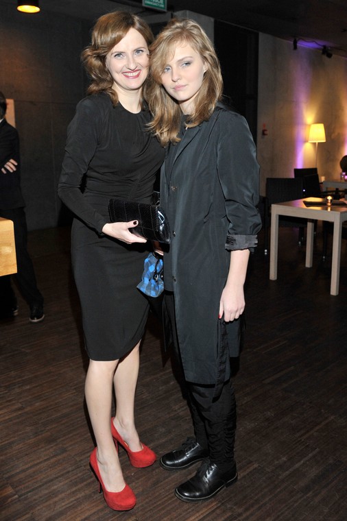 Izabela Kuna z córką