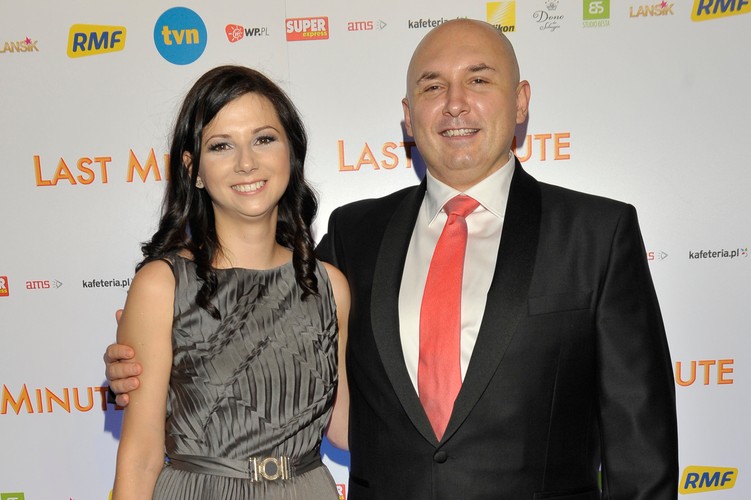 Patryk Vega z żoną Katarzyną na premierze 'Last minute'