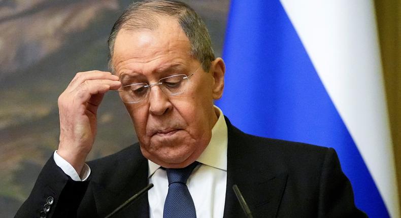 Russian Foreign Minister Sergei Lavrov said that by supplying heavy weapons to Ukraine, NATO is in essence in a proxy war with Russia.