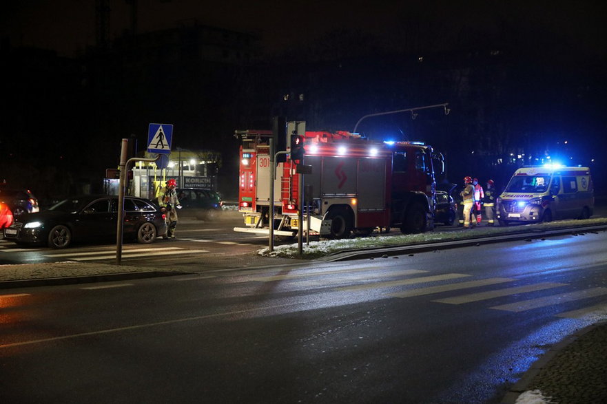Pijany kierowca spowodował kolizję na ważnym skrzyżowaniu w Olsztynie