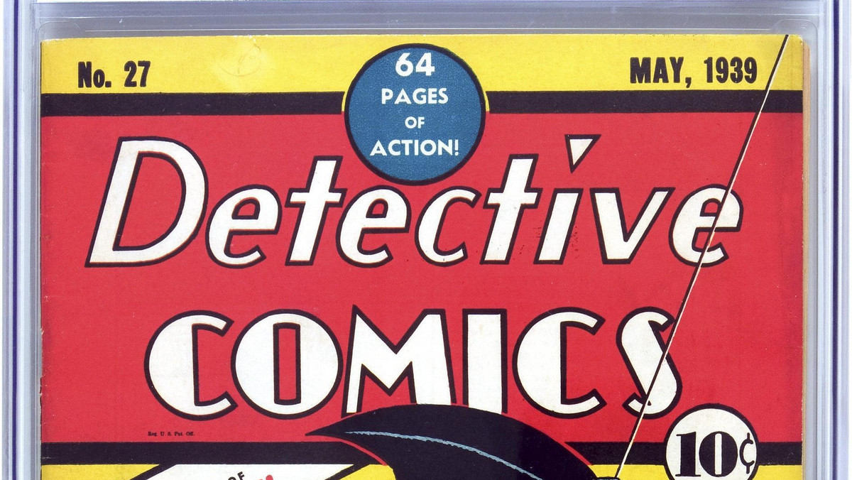 Ponad 70 lat temu 13-letni wówczas Robert Irwin z Kalifornii kupił komiks "Detective #27" za 10 centów. Wczoraj sprzedał go na aukcji za blisko... pół miliona dolarów.