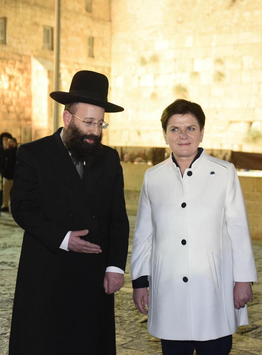 Szydło uczciła pamięć Żydów