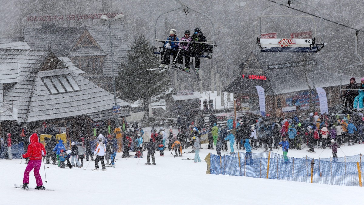 ZAKOPANE GUBAŁÓWKA ŚWIĘTA NARCIARZE