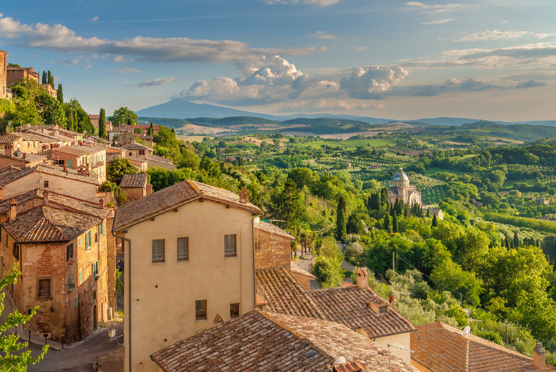 Montepulciano, Toskania