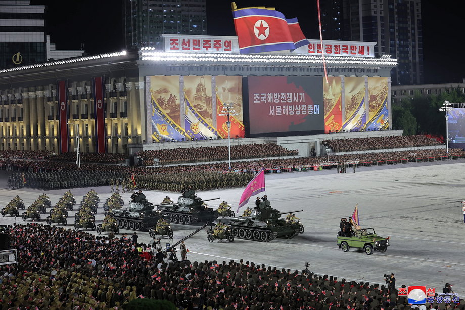 Północnokoreańskie czołgi i pojazdy wojskowe