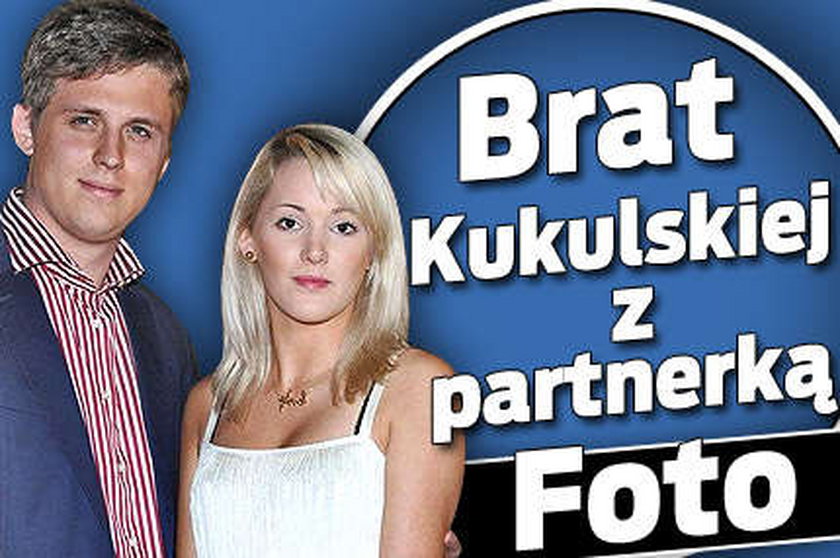 Brat Kukulskiej z partnerką. Foto