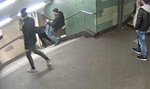 Pasażer pomógł schywtać brutala, który skopał kobietę w metrze