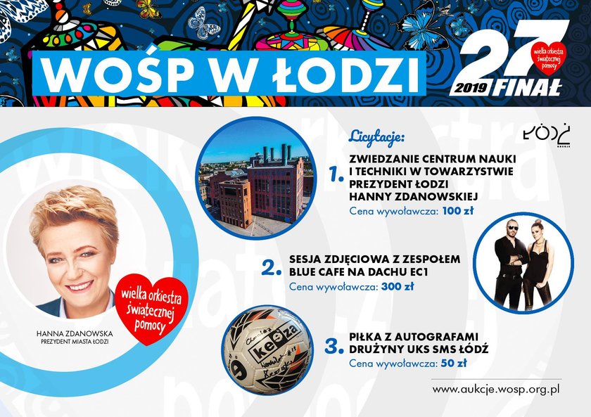 WOŚP w Łodzi 2019