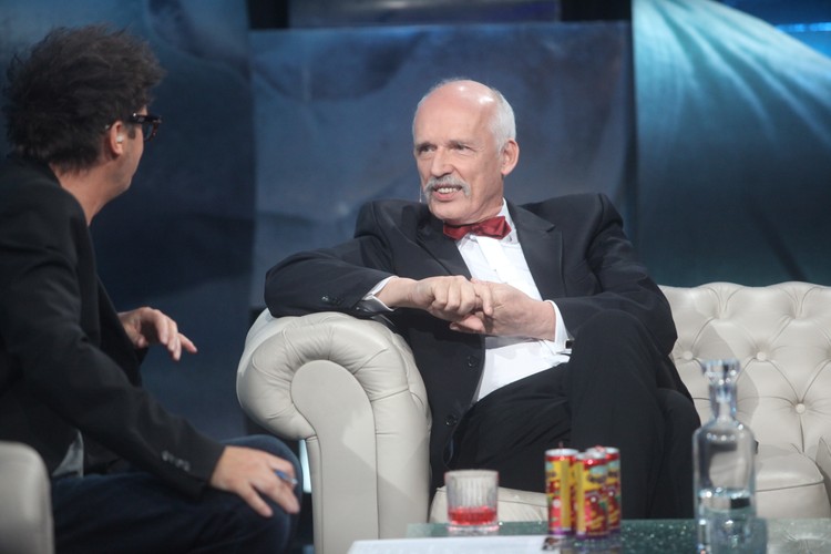 Janusz Korwin-Mikke w programie 'Kuba Wojewódzki'