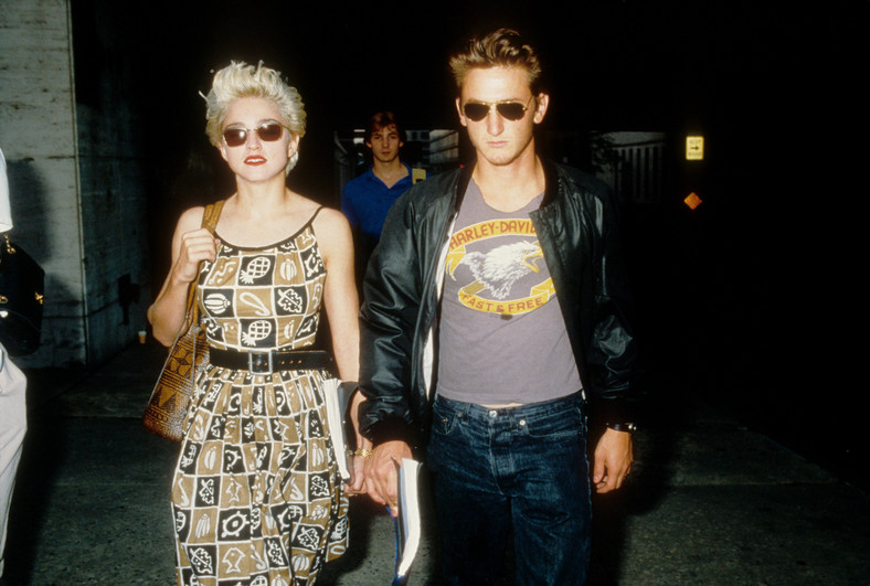 Sean Penn i Madonna (1986) 