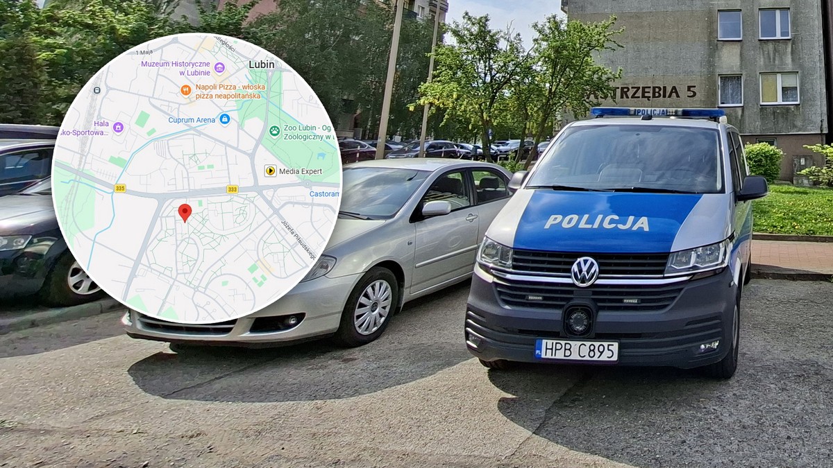Obława w Lubinie. Po nocnej strzelaninie sprawca wciąż na wolności. Dwie osoby nie żyją