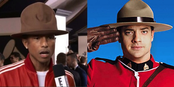 Pharrell Williams i jego kapelusz na Grammy 2014 - najlepsze memy