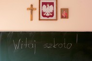 Szkoła religia krzyż klasa