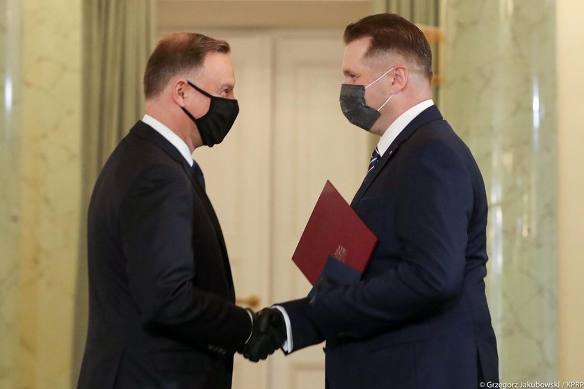 Andrzej Duda i Przemysław Czarnek